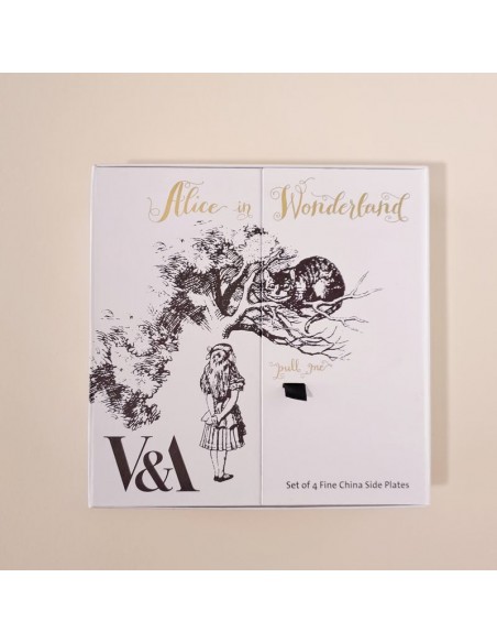 SET DE 4 PLATOS ALICIA EN EL PAÍS DE LAS MARAVILLAS