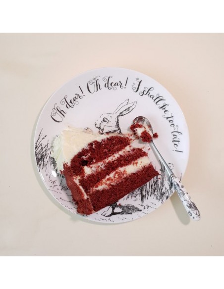 SET DE 4 PLATOS ALICIA EN EL PAÍS DE LAS MARAVILLAS