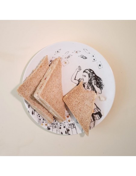 SET DE 4 PLATOS ALICIA EN EL PAÍS DE LAS MARAVILLAS