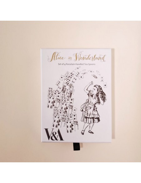 SET DE 4 CUCHARILLAS ALICIA EN EL PAÍS DE LAS MARAVILLAS