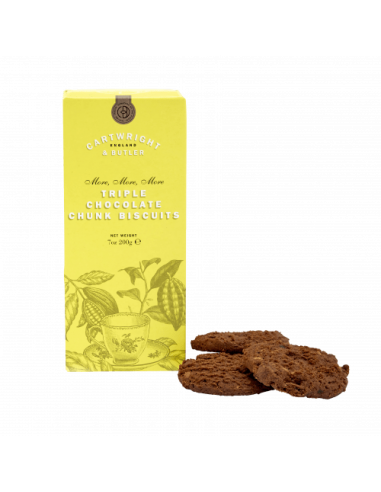 TRIPLE CHOCOLATE CHUNK BISCUITS