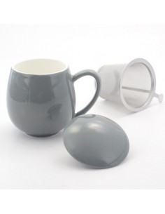 TAZA CON FILTRO GRIS