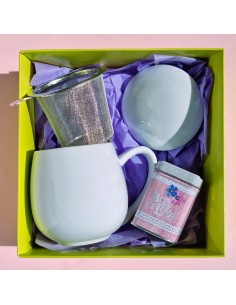 PACK PERSONALIZABLE TAZA CON FILTRO BLANCA