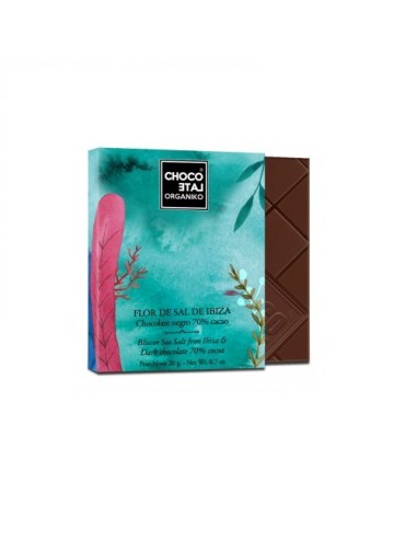 CHOCOLATE NEGRO CON SAL DE IBIZA