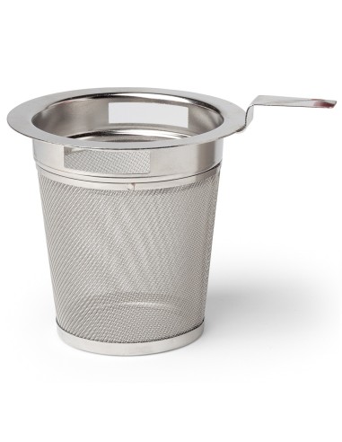 TETERA DE PORCELANA CON FILTRO ROJA