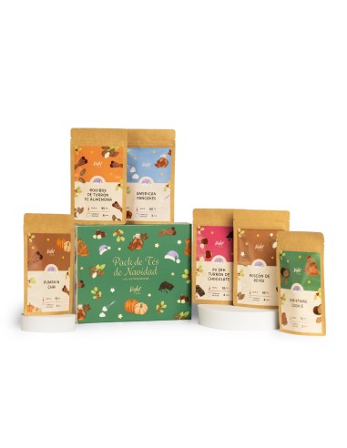 PACK ILUSTRADO DE TÉS DE NAVIDAD