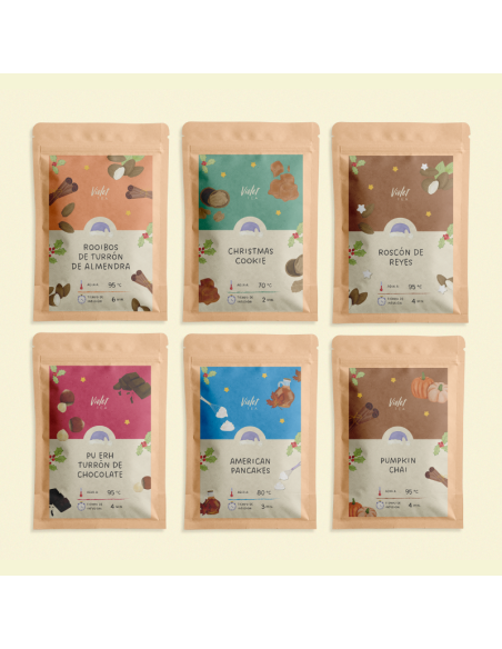PACK ILUSTRADO DE TÉS DE NAVIDAD