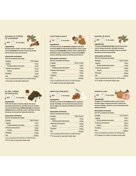 PACK ILUSTRADO DE TÉS DE NAVIDAD